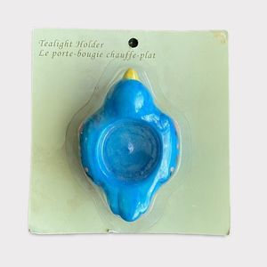 3/$15 Blue Bird Tealight Candle Holder